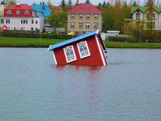 maison dans l'eau-Reykjavik